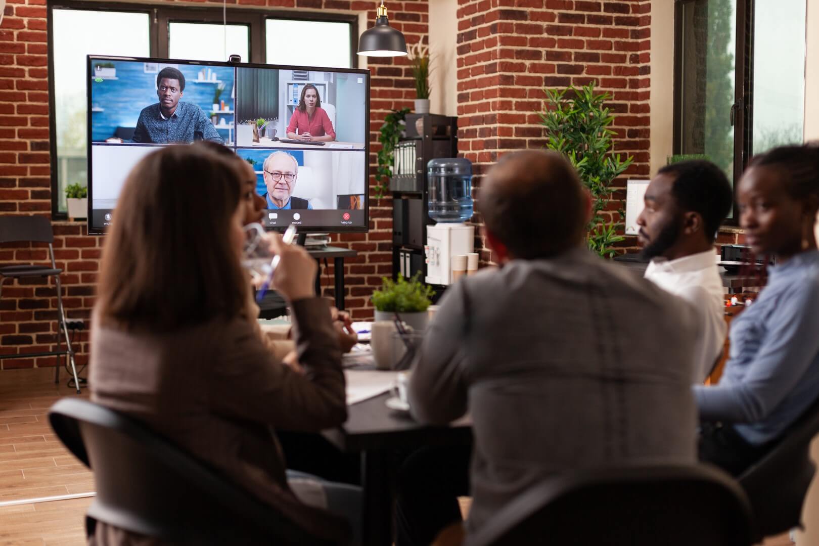 Diverse business team discussion